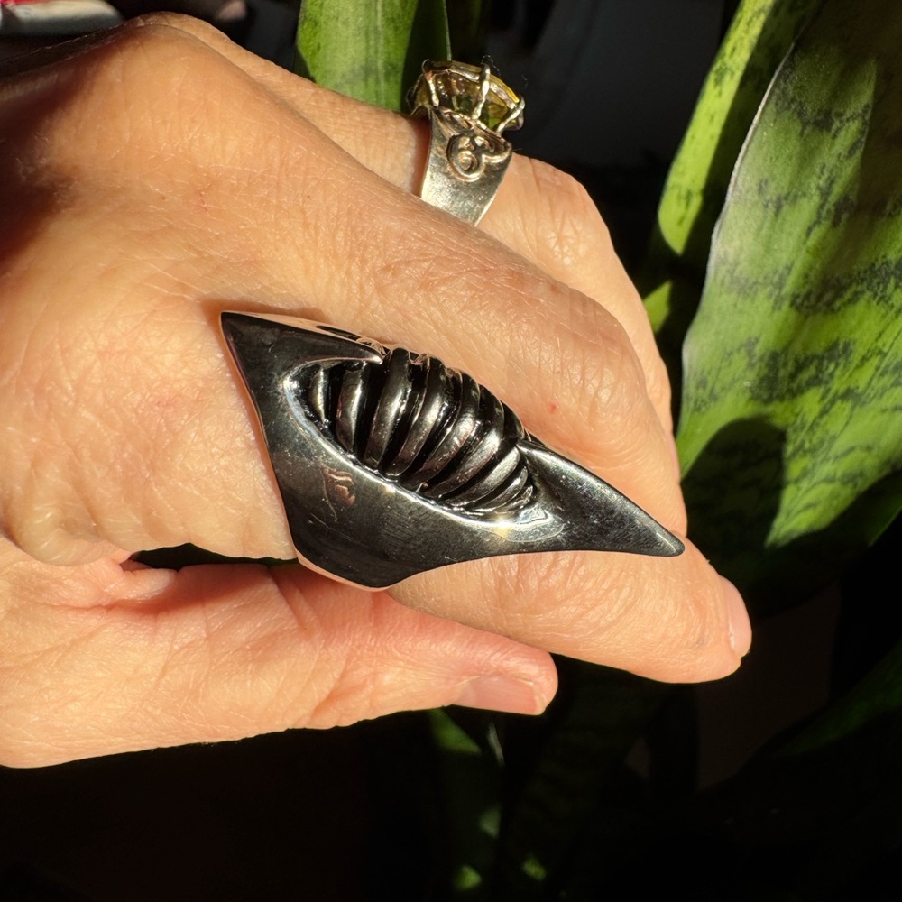 Silver Statement Ring - image 4